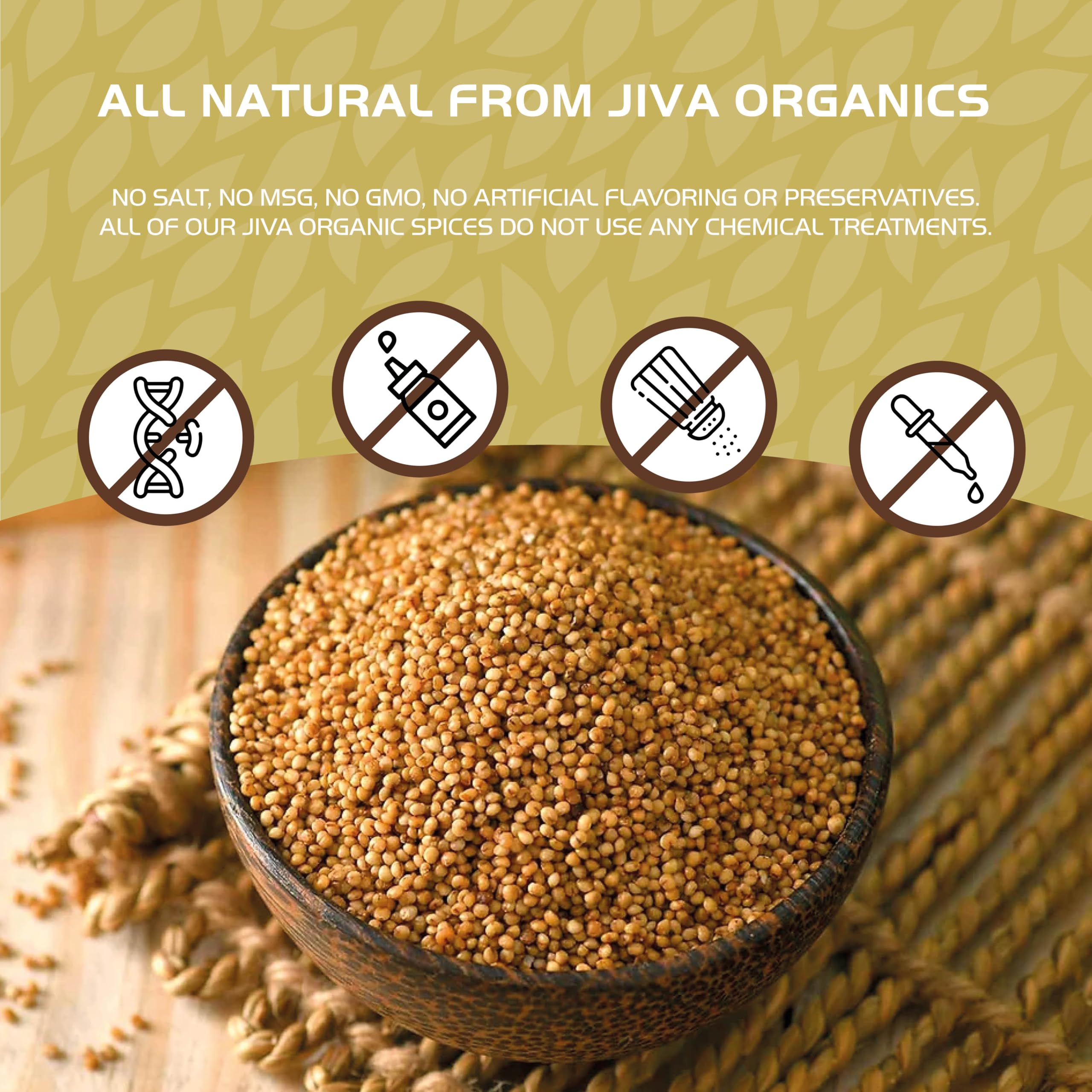Jiva Organics millet grain bowl in kitchen lifestyle scene, inspires healthy home cooking