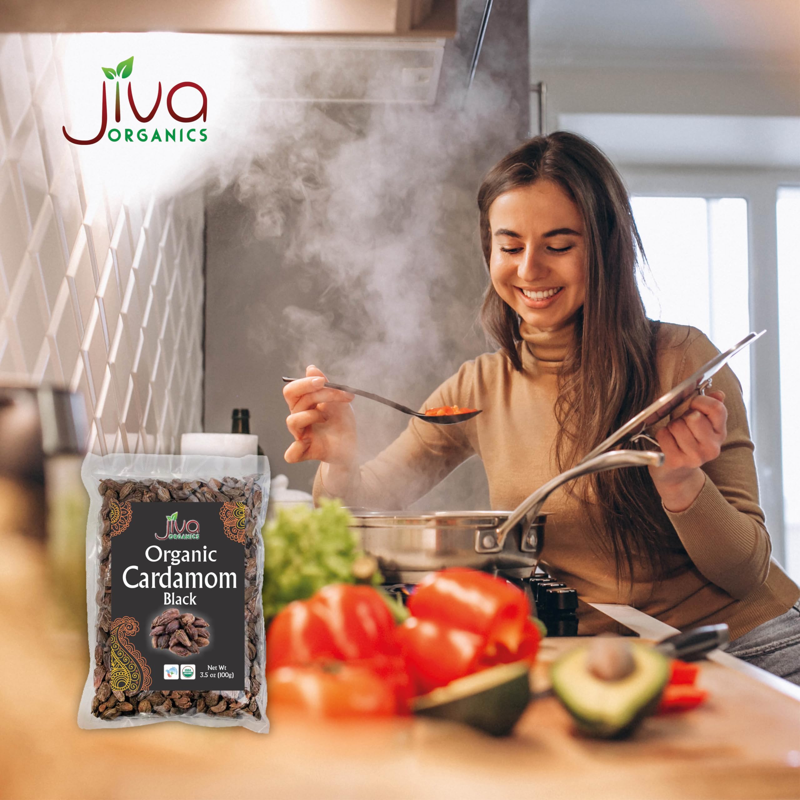Jiva Organics product label and organic certification for trust and quality