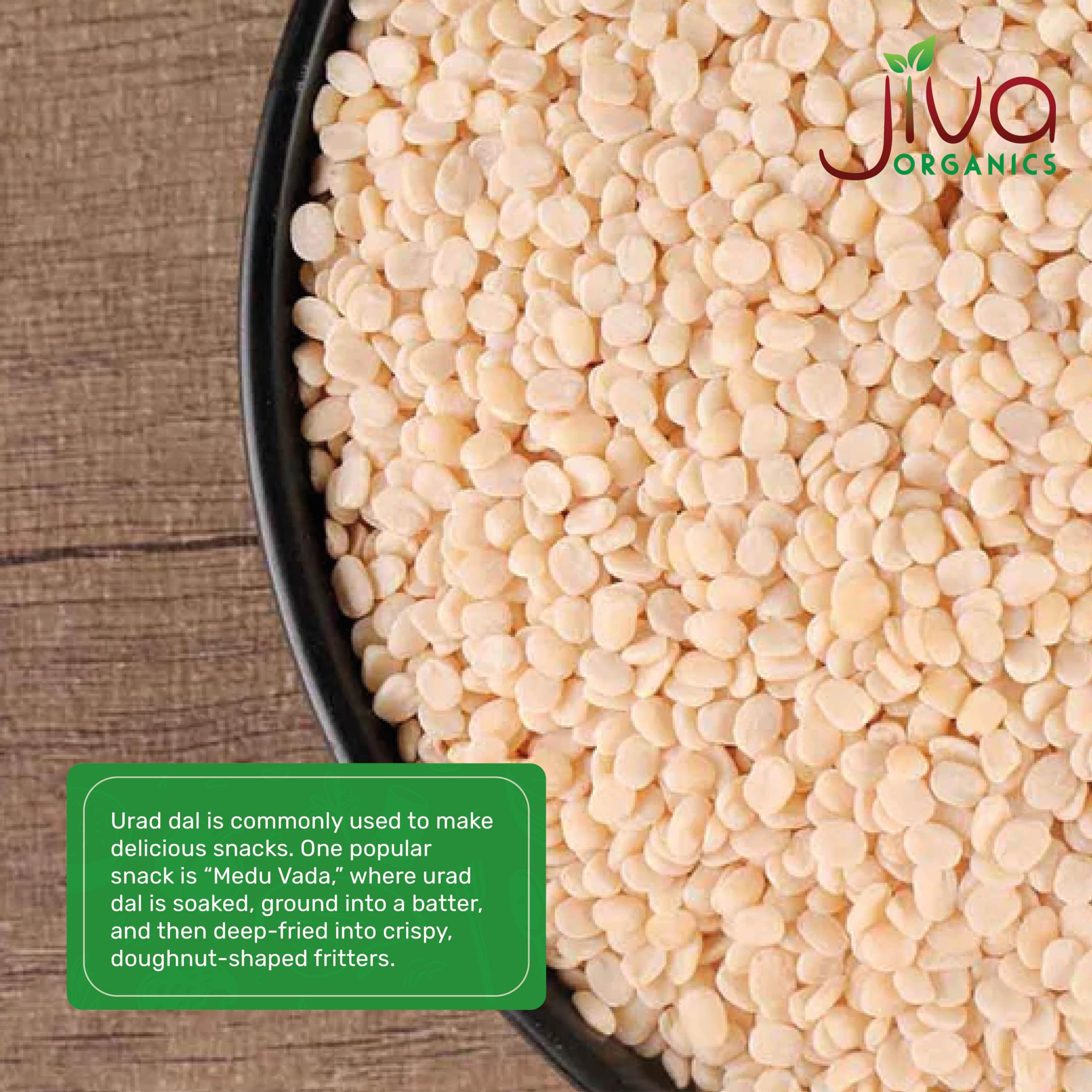Close view of Jiva Organics nutrition label showing protein and mineral content