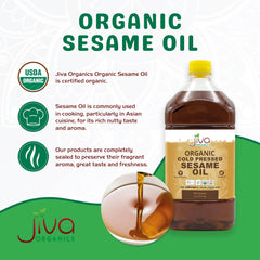 Close-up of organic sesame seeds used by Jiva Organics highlighting seed quality