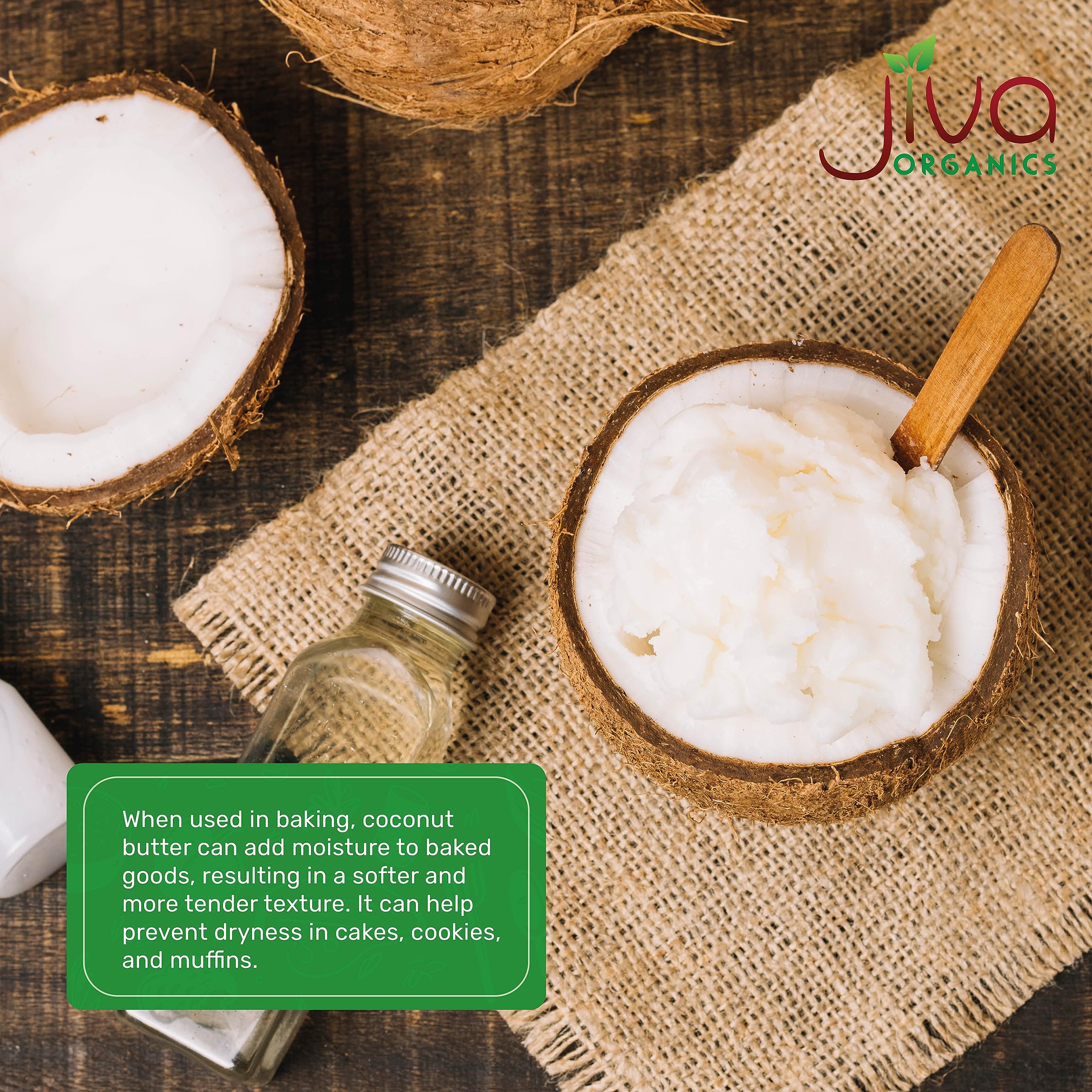 Jiva Organics blended into a smoothie in pitcher showing creamy consistency