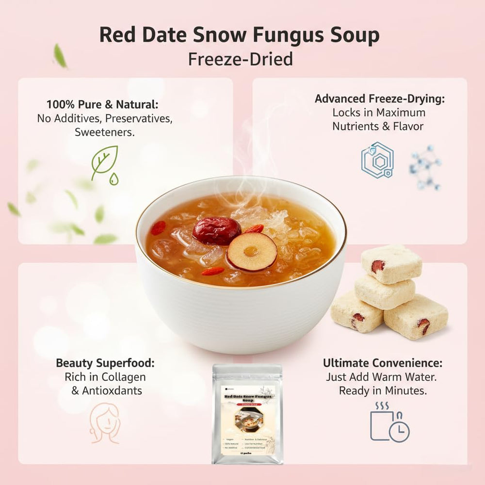 JKPDAMZ open pouch with rehydrated soup ready in one minute