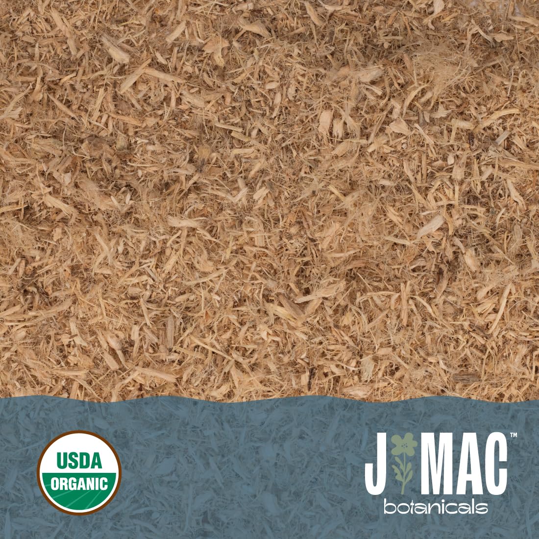 J Mac Botanicals pitcher of brewed marshmallow root infusion for batch brewing benefit