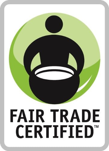 Jo Coffee label close-up showing USDA organic and Fair Trade certifications for trust