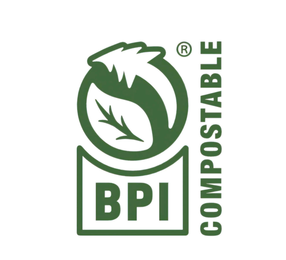 Jo Coffee pod label close-up showing compostable certification and eco benefit