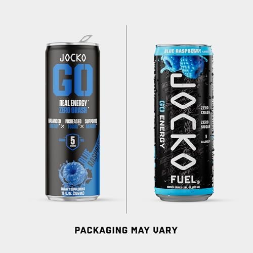 Jocko Fuel GO can close-up highlighting label details and focused energy benefit