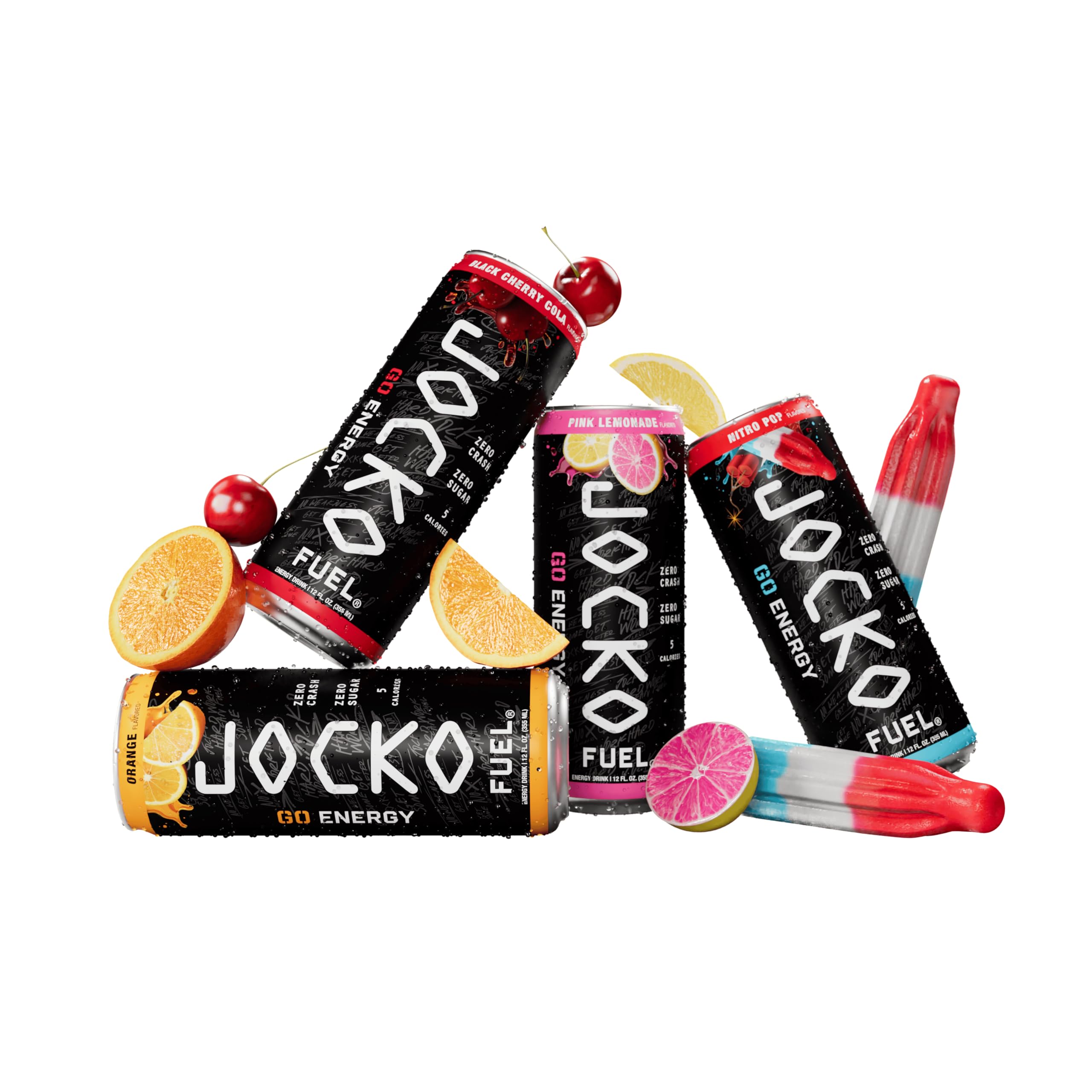 Jocko Fuel GO can held in hand demonstrating 12 oz size and portable energy
