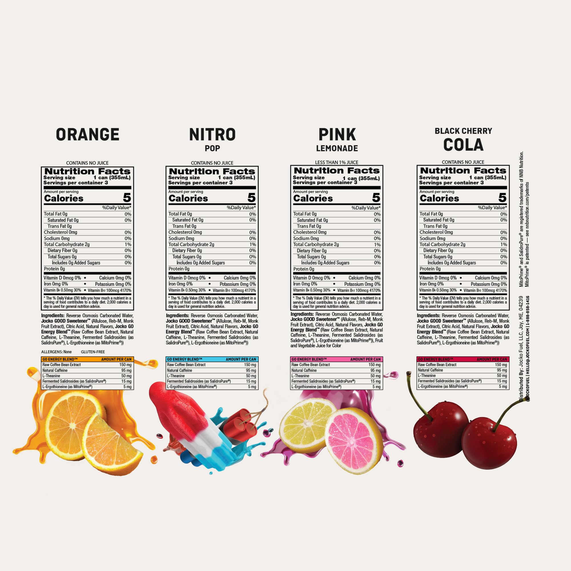 Jocko Fuel GO Orange can close-up highlighting texture and refreshing citrus taste