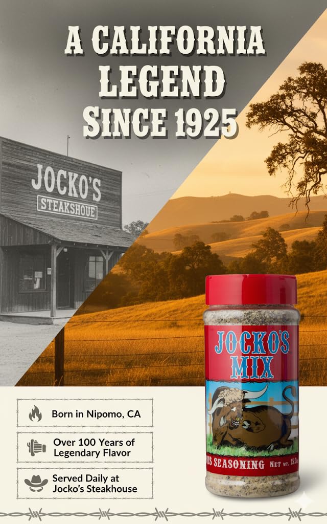 Close-up texture of Jocko's seasoning blend illustrating coarse, flavorful spices