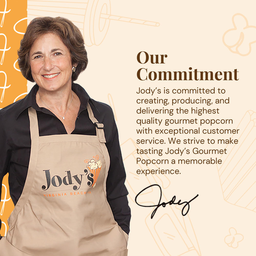Jody's label and ingredients panel showing product details and trust
