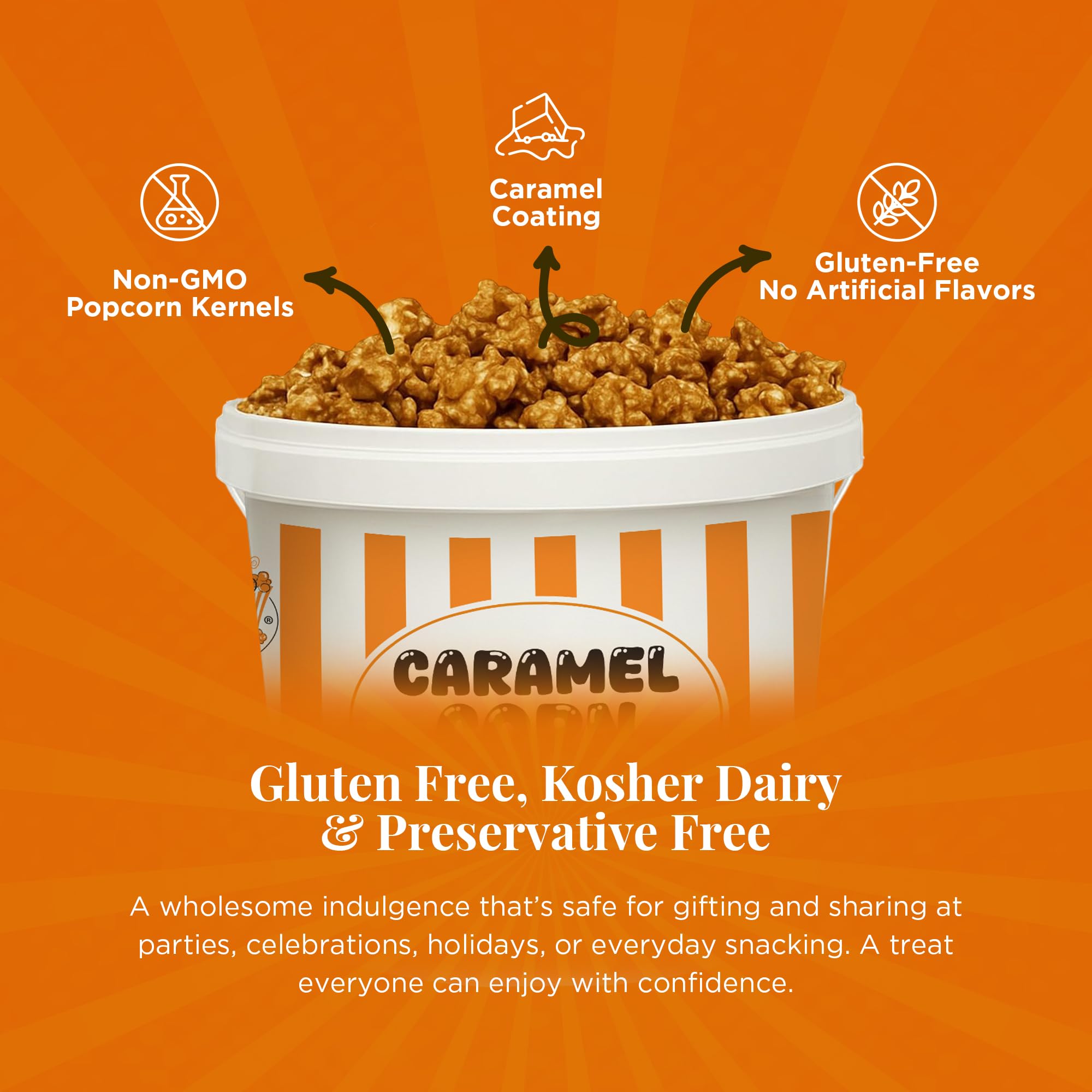 Jody's popcorn served in bowl ready for snacking at events