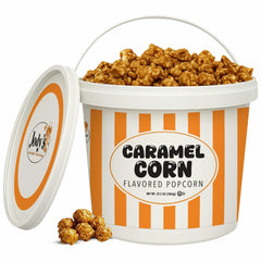 Jody's tub front view showing packaging and generous size for sharing