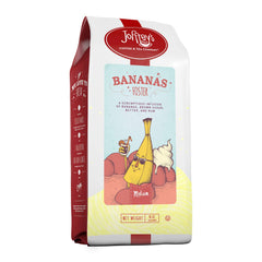 Joffrey's front packaging showing Bananas Foster 16 oz and flavor cues for easy recognition