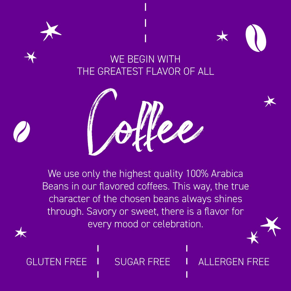 Joffrey's lifestyle image of a morning cup on a kitchen table showcasing enjoyable flavored coffee moments