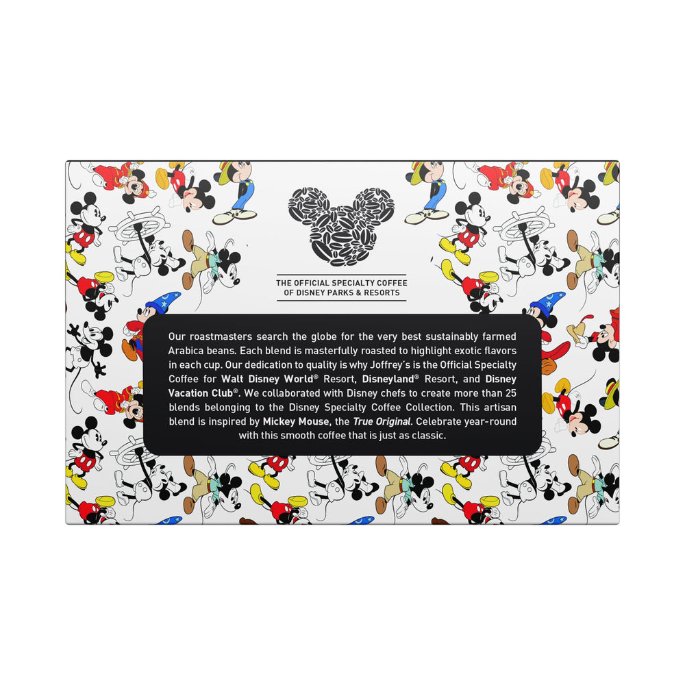 Joffrey's close-up label detail highlighting roast and origin information