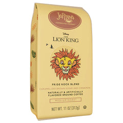 Joffrey's Coffee front packaging showing Pride Rock design and easy brewing