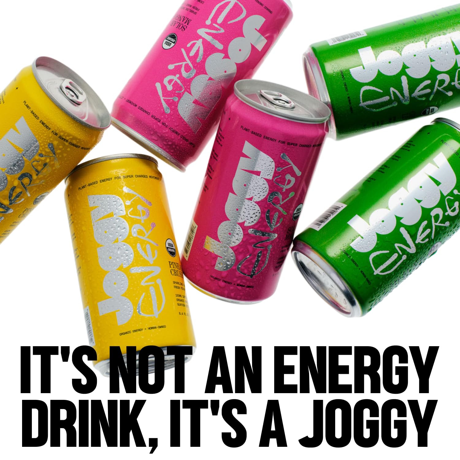 Joggy Cherry Lime poured into a glass showcasing color and natural fruit flavor appeal
