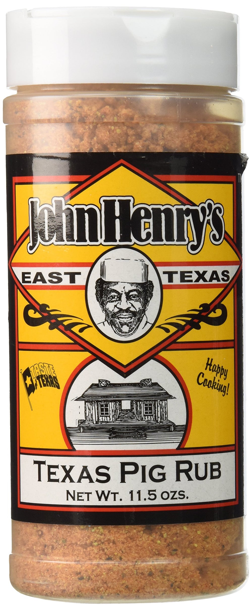 John Henry's jar front label showing size and award, enhances purchase confidence