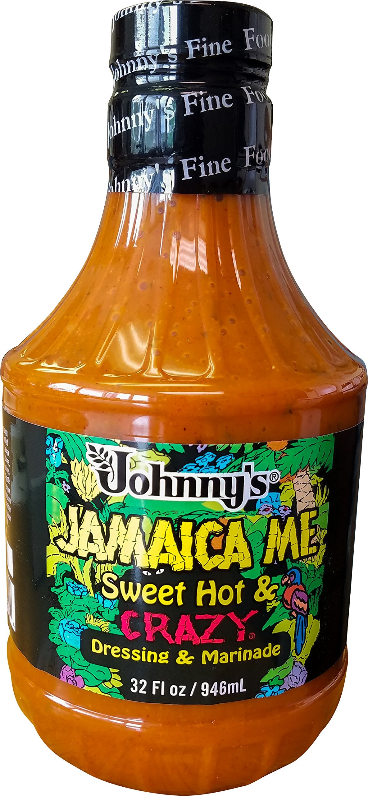 Johnny's front label on 32 oz bottle showing product name and size for easy identification