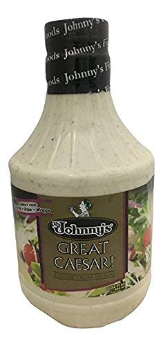 Johnny's Great Caesar close-up of creamy texture highlighting spreadability and cling