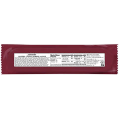 Close-up of Johnsonville sliced sausage revealing cheddar pieces and smoky texture for flavor