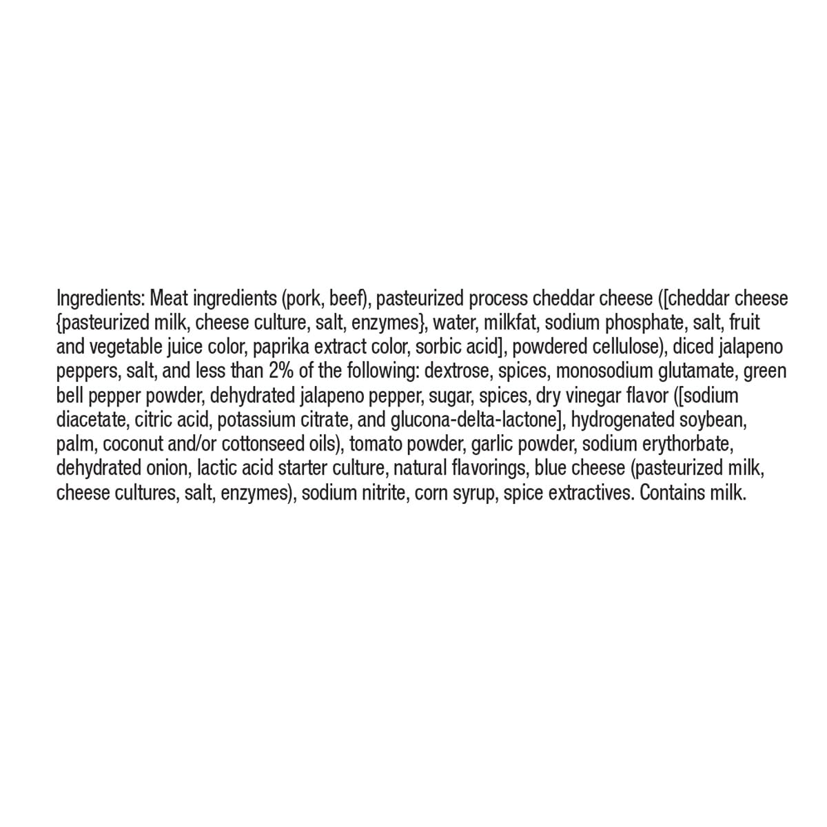 Johnsonville sausage on charcuterie board paired with cheese and crackers for entertaining