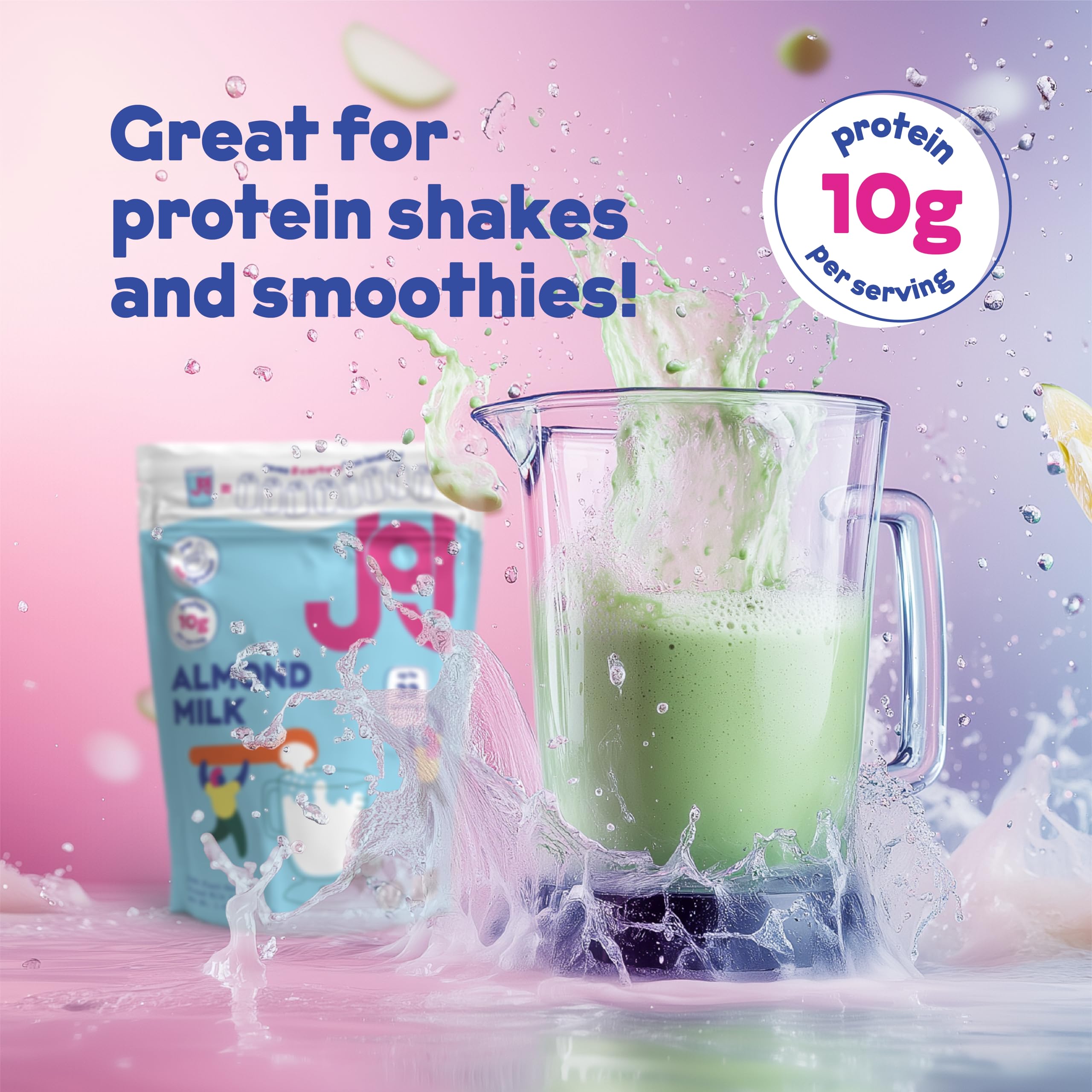 JOI nutrition label view showing 10g protein per serving details