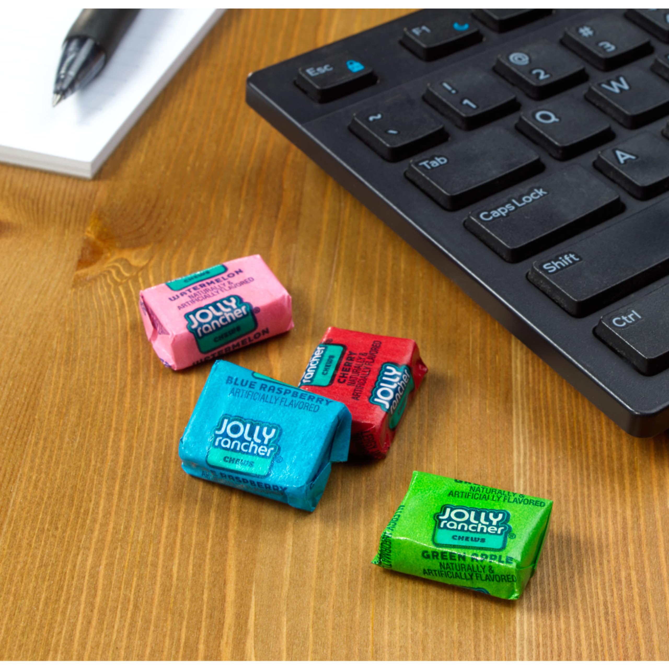 Jolly Rancher box label and nutrition panel displaying product details and ingredient clarity