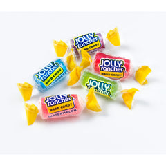 Jolly Rancher close-up of candy texture highlighting vibrant colors benefit
