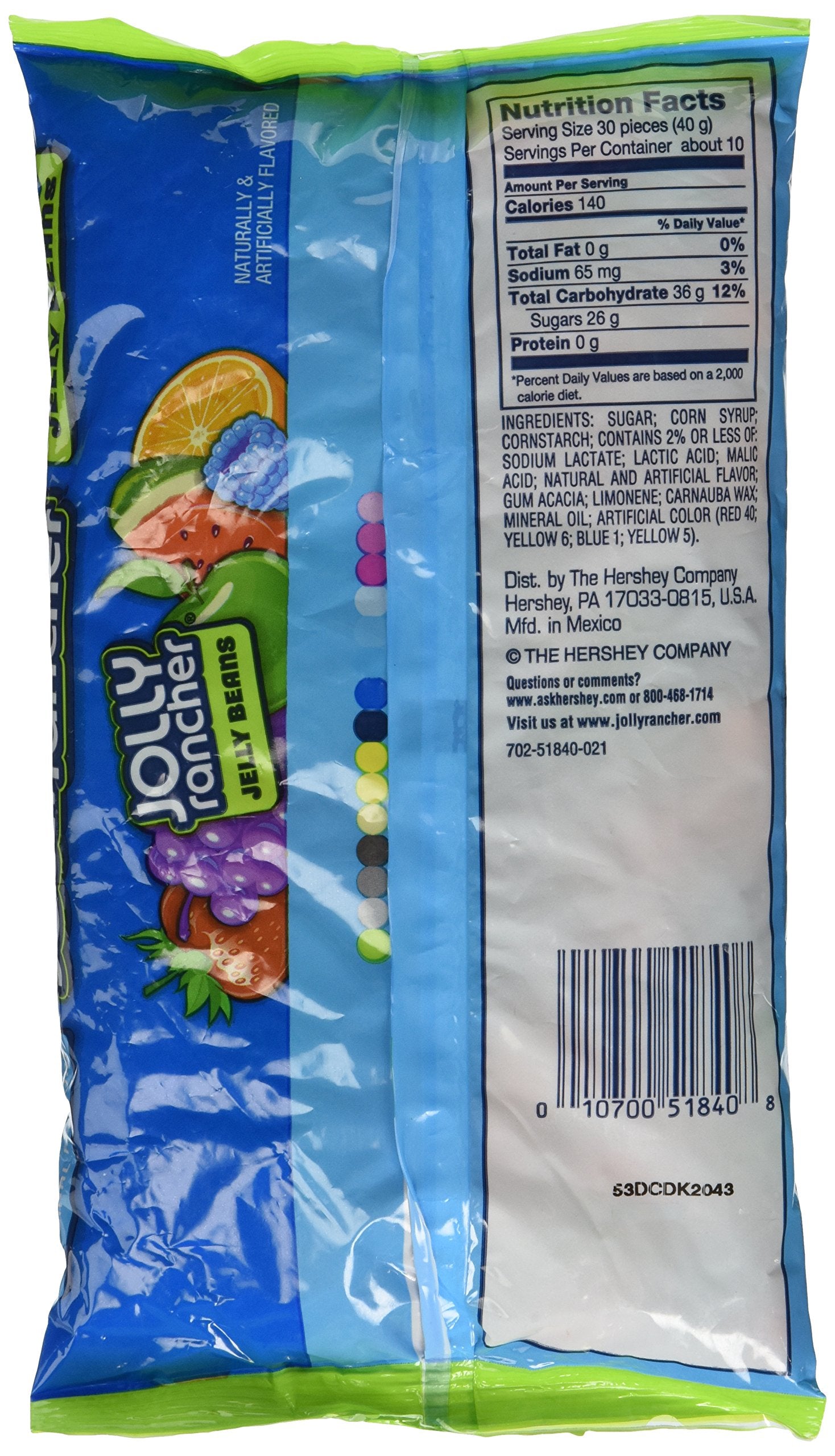 Jolly Rancher close-up of jelly beans highlighting texture and bright flavors