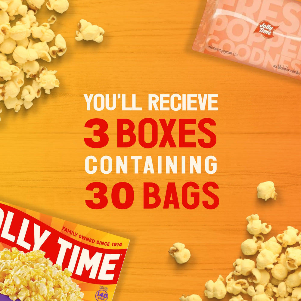 jolly time close up popcorn kernel and popped texture emphasizing crunch