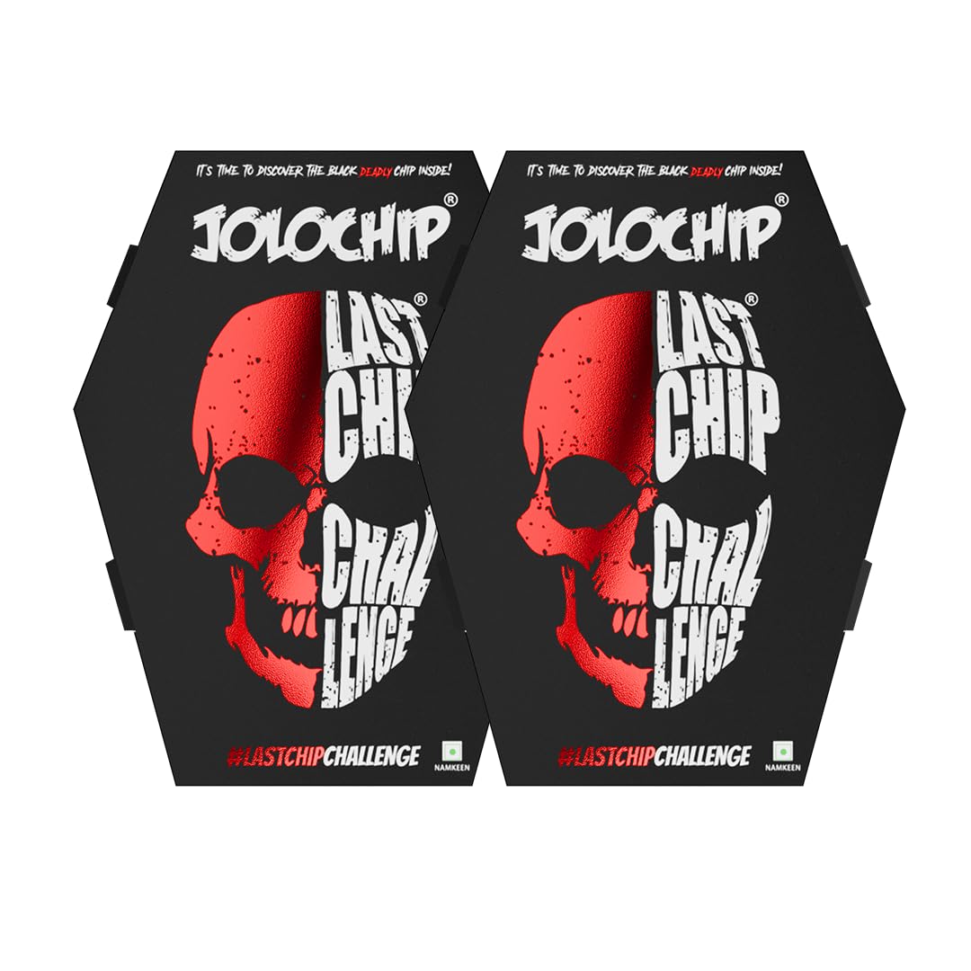 JOLOCHIP front packaging shows bold branding and extreme spice warning, excites buyers