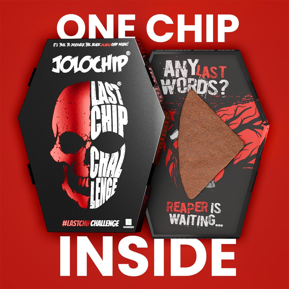 JOLOCHIP chip on plate as serving suggestion to create viral food content and presentation