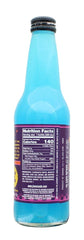 Jones Soda Co. close-up of Nuka-Cola Quantum label highlighting licensed artwork