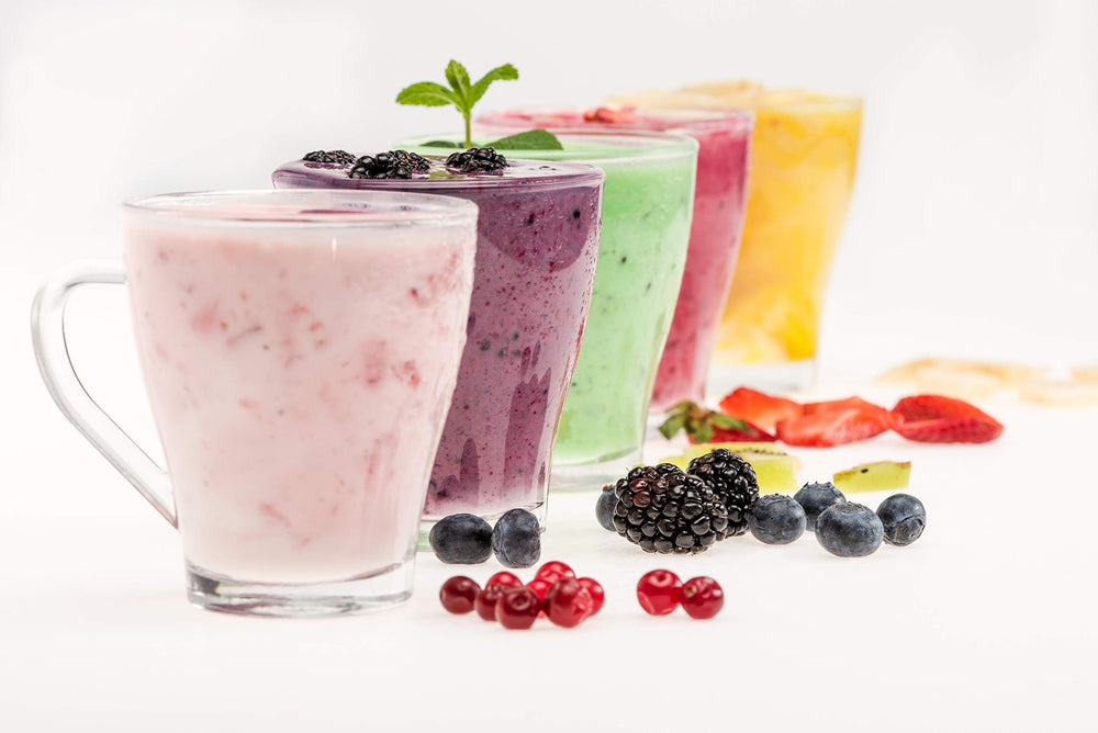 Jonnys Good Nature blended smoothie with flour showing creamy texture benefit