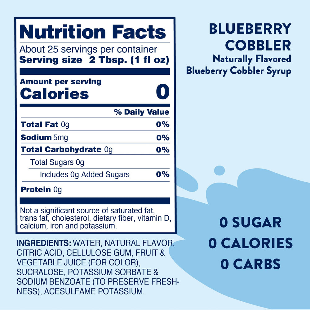 Jordan's Skinny Mixes bottle on coffee bar showing pantry-friendly convenience