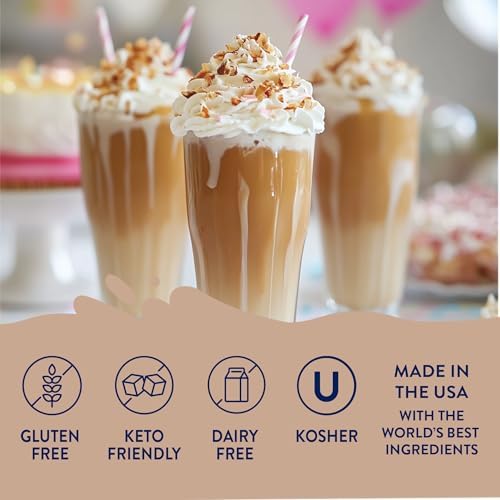 Jordan's Skinny Mixes close label detail showing kosher and sugar free benefit