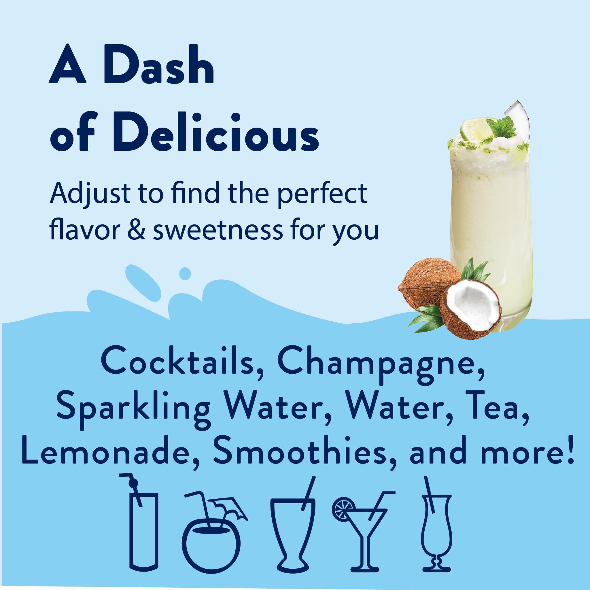 Jordan's Skinny Mixes used in a mocktail showing entertainer-friendly versatility