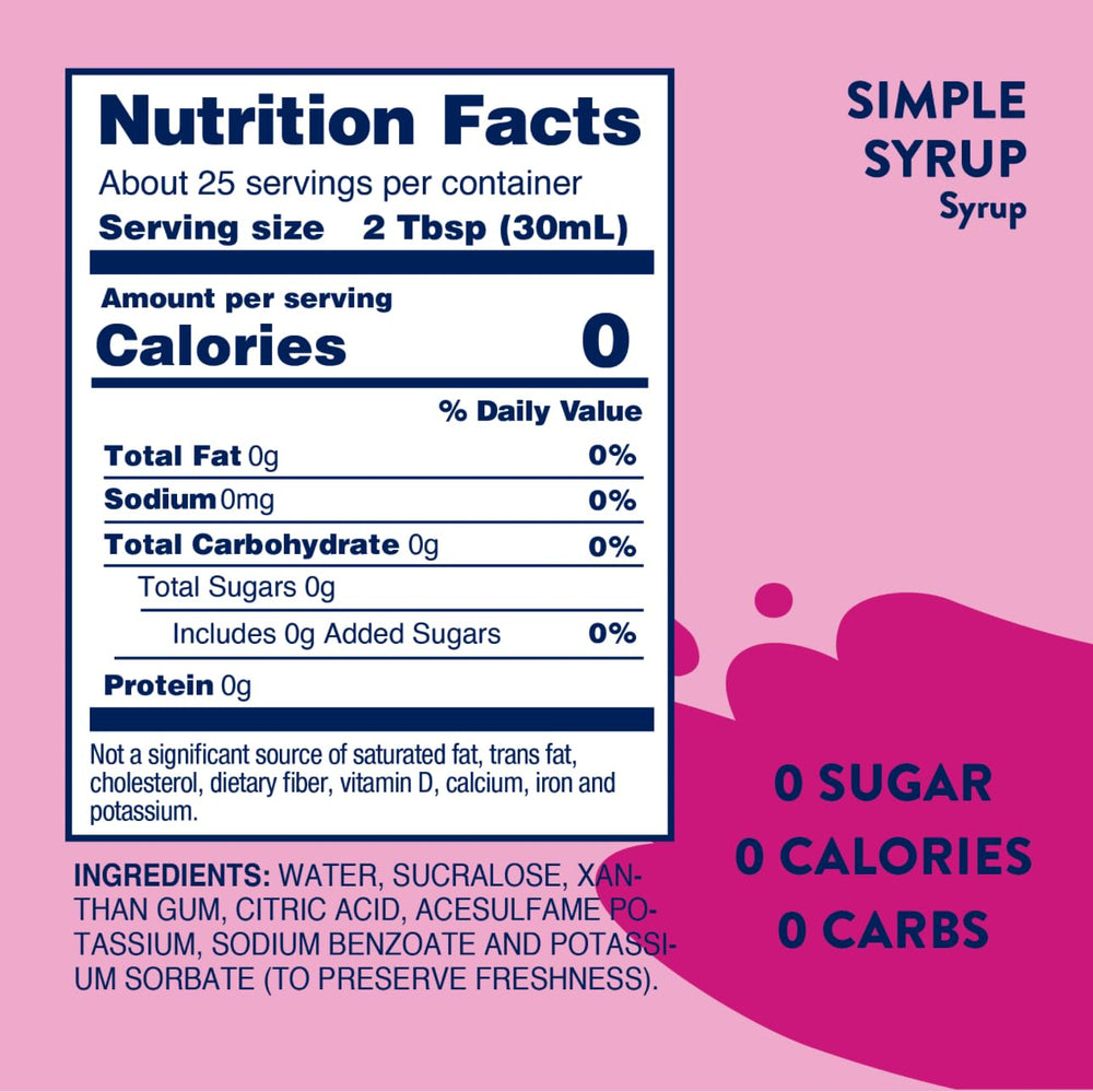 Jordan's Skinny Mixes bottle beside strawberries showing infusion possibility