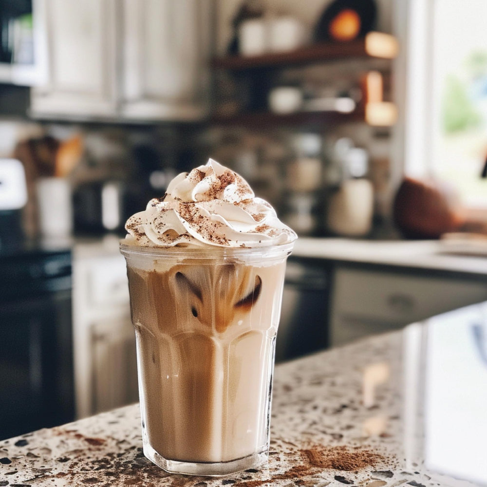 Jordan's Skinny Mixes drizzled over dessert showing caramel finish and calorie-free flavor boost