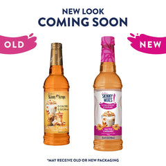 Jordan's Skinny Mixes close-up label detail highlighting salted caramel flavor and keto-friendly benefit