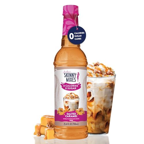 Jordan's Skinny Mixes syrup on kitchen counter suggesting everyday use