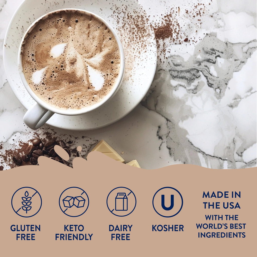 Jordan's Skinny Mixes used in iced latte lifestyle scene for refreshing low-calorie drink