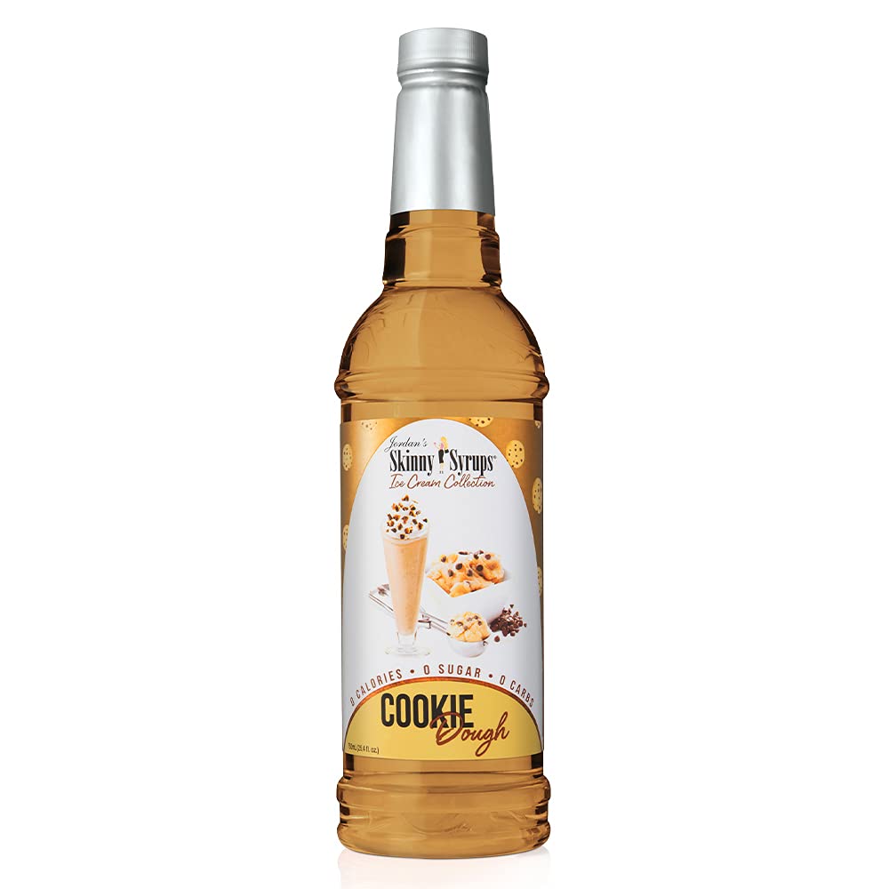 Jordan's Skinny Syrups front packaging showing bottle and branding benefit convenience
