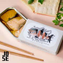 JOSE Gourmet salmon on toast served as a simple appetizer showcasing easy gourmet use