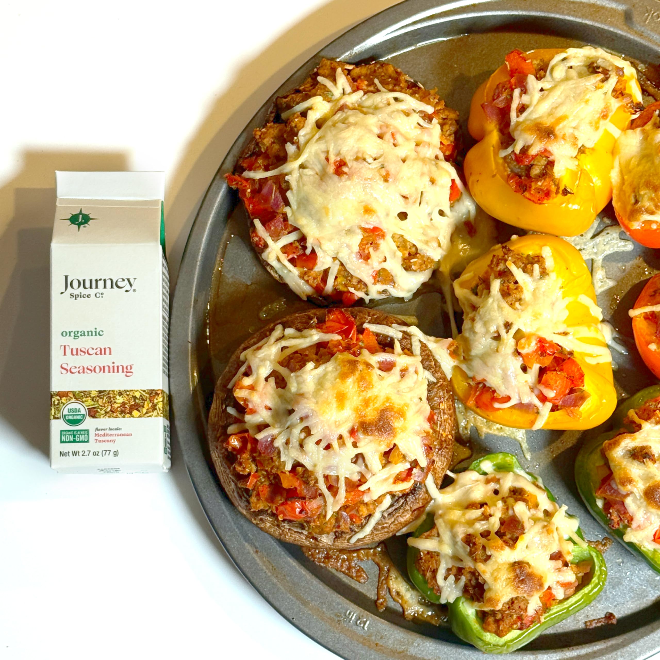 Journey Spice Co. blend mixed with olive oil for bread dipping and enhanced taste