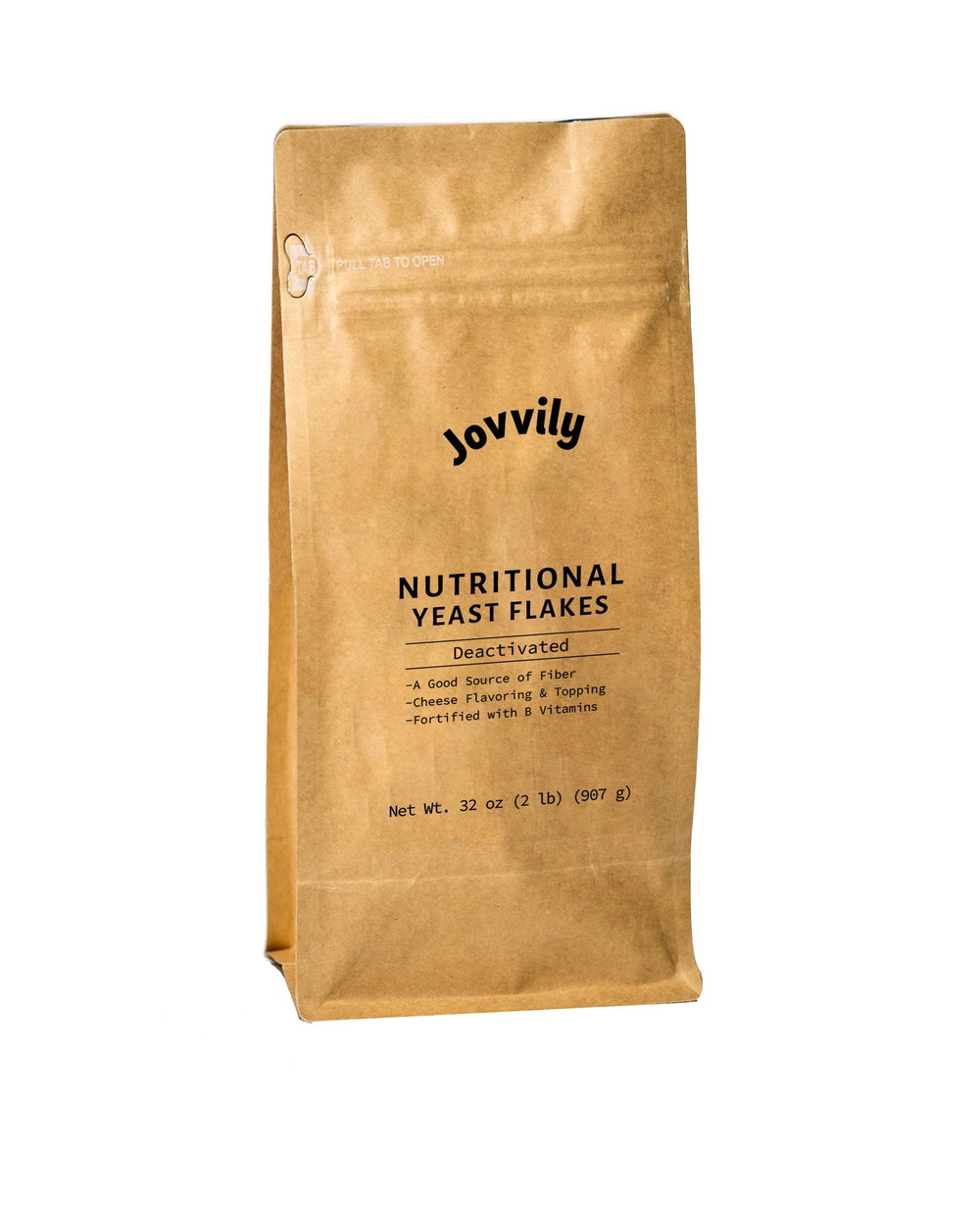 Jovvily front packaging shows large 2 lb bag and clear branding, offering pantry value