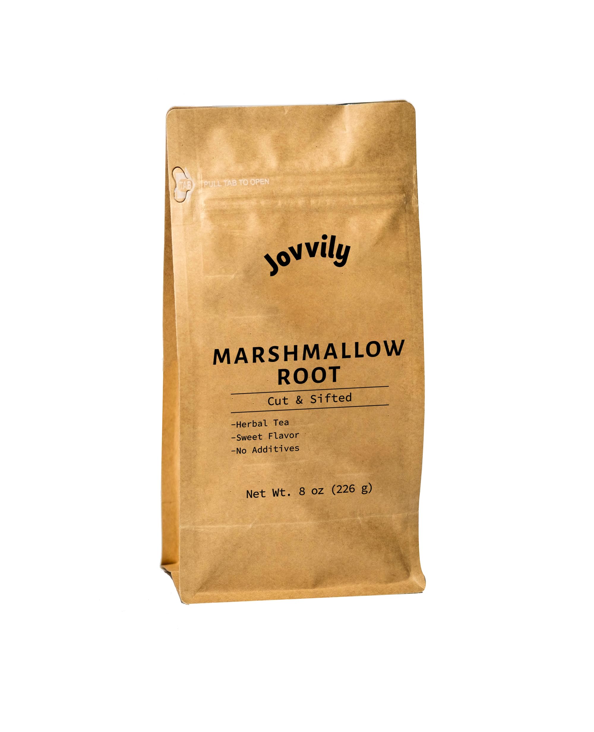 Jovvily front packaging showing 8 oz bag and clear product window for freshness