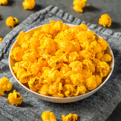 Jovvily sprinkled on popcorn adds cheesy flavor and healthier snack option