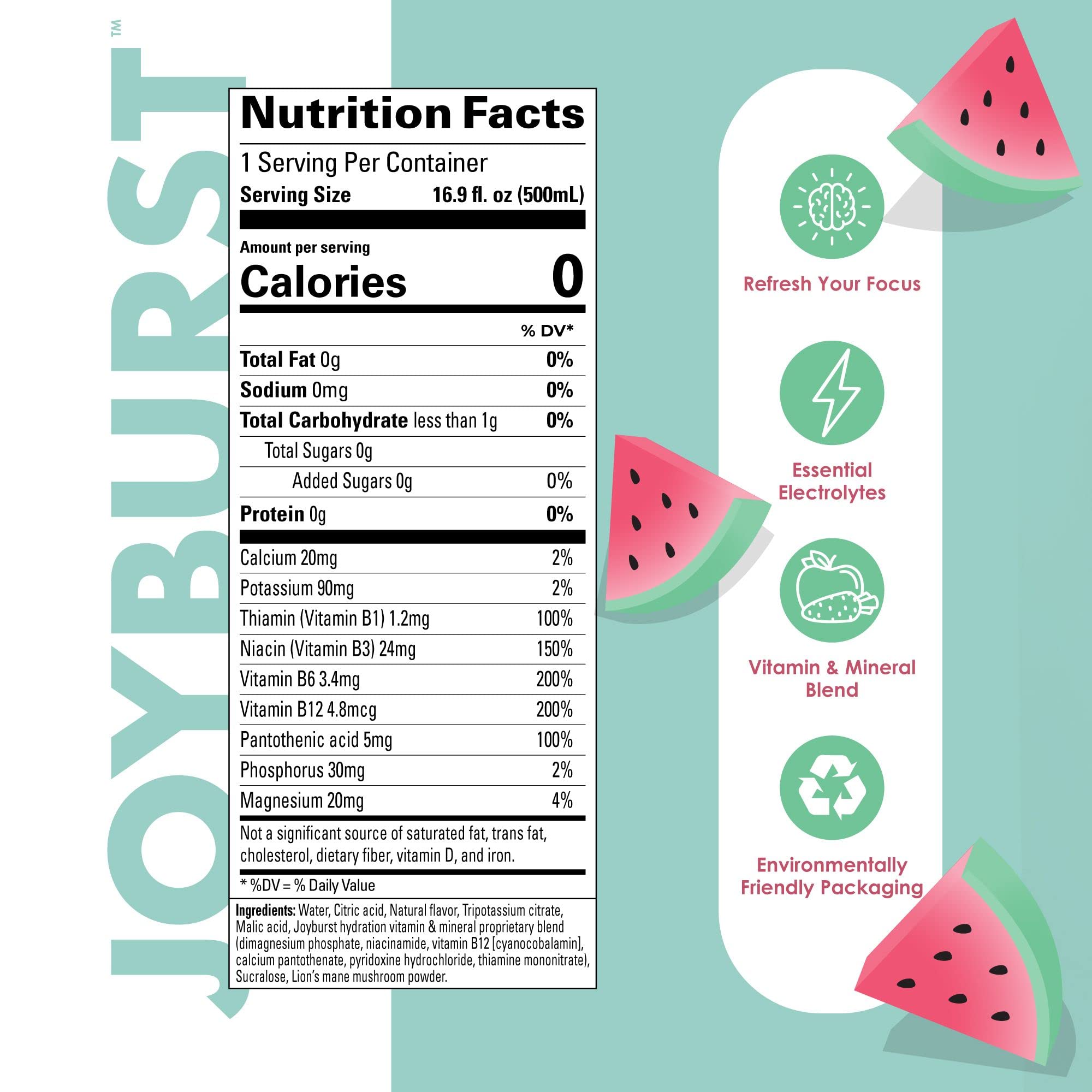 JOYBURST arranged flavors highlighting variety pack for choice